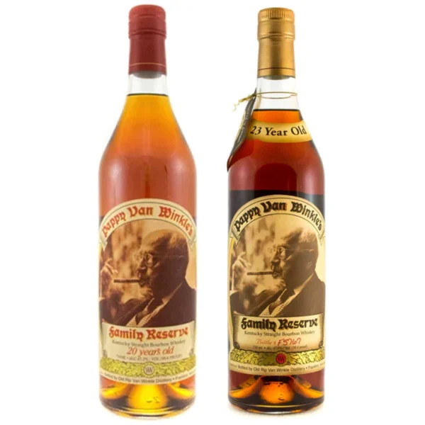 Pappy Van Winkle 20 Year & 23 year Kentucky Straight Bourbon Whiskey