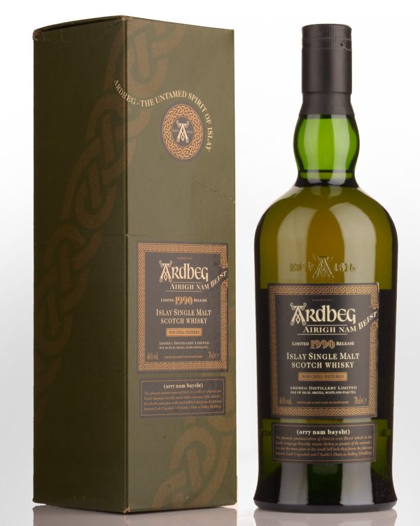 Shop 1990 Ardbeg Airigh Nam Beist Islay Single Malt Whisky