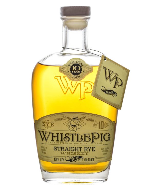 Shop WhistlePig 10 Year Old Straight Rye Whiskey (700mL)